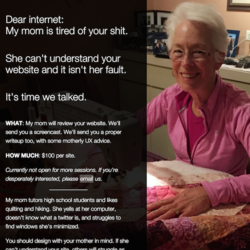 The User Is My Mom